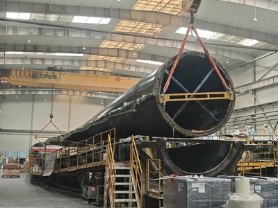 绿色能源新突破 全国首个可回收风电叶片从盐城射阳启航